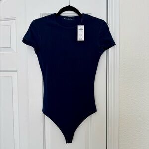 NWT Abercrombie & Fitch Navy Blue Bodysuit One Piece, Medium